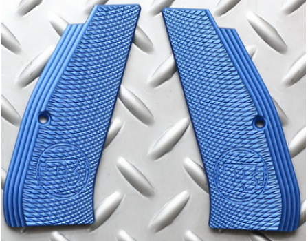 Aluminum Grip , Blue (CZ LOGO)