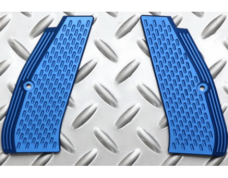 Aluminum Grip , Blue (KJ LOGO)