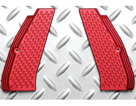 Aluminum Grip , Red (KJ LOGO)